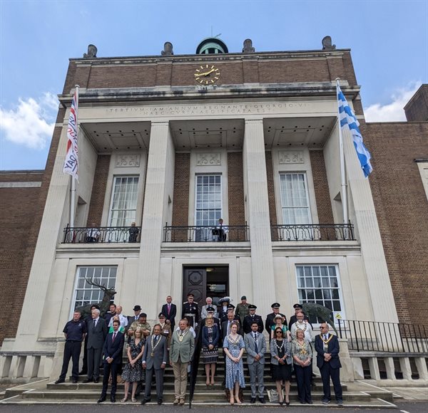 Armed forces day outside CH